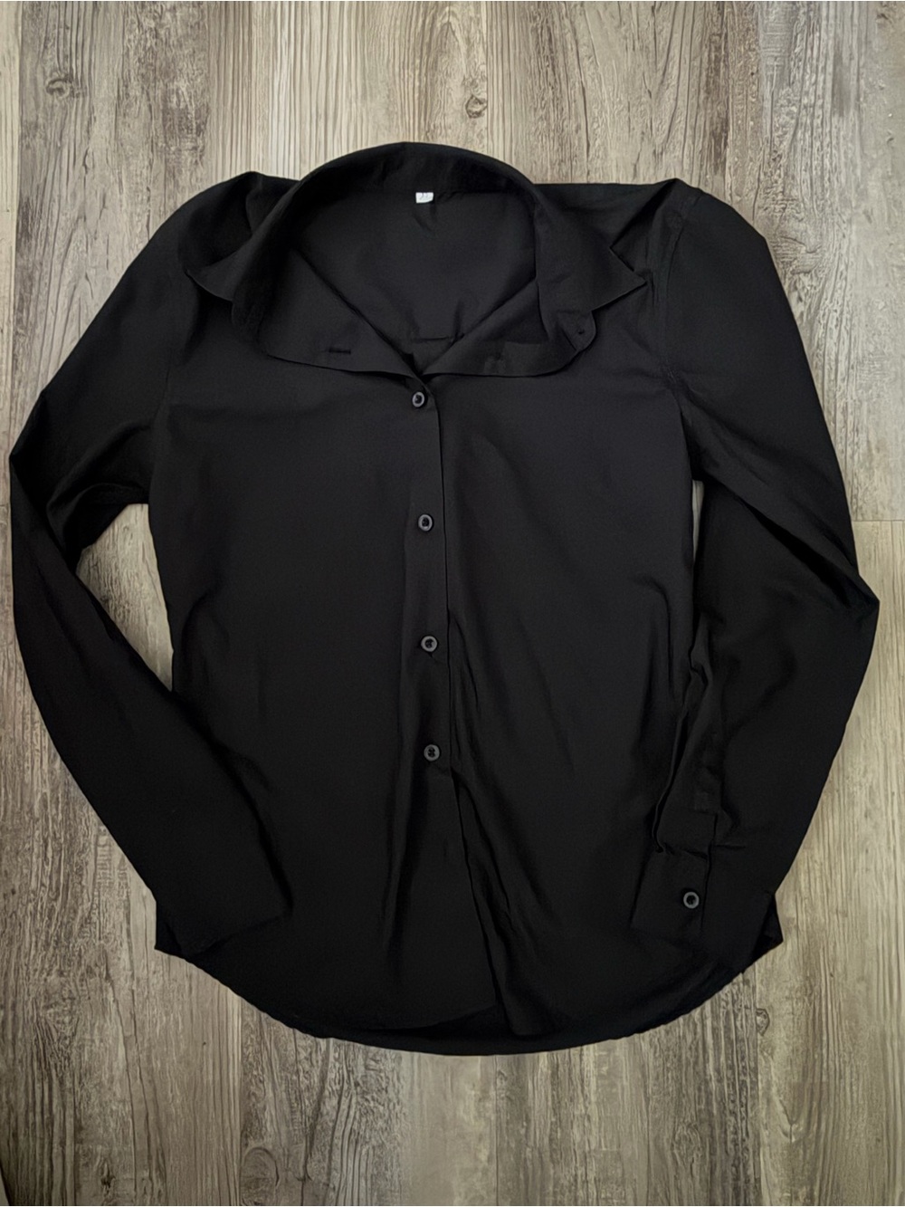 Ruisin Women’s Wrinkle Free Button Down Collared Shirt-XS